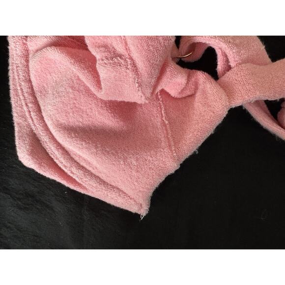 6 for $20 Victoria Secret Swim 2 piece Terry Pink High Waist Under Wire 34DD M - Picture 8 of 11